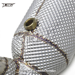 Tubo de escape para <span class=keywords><strong>Porsche</strong></span> 911 <span class=keywords><strong>991</strong></span>/<span class=keywords><strong>991</strong></span> 3,0. 2 Carrera 2011 + Tubo de bajada de acero inoxidable con catalizador Tubo de escape - Product Image 4