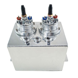 Dipoles Mobil Universal 3L Aluminium Swirl Pemakaian Surge Tank 044 Eksternal Bahan Bakar Pompa Minyak Surge Dapat Bingung Reservoir Tangki - Product Image 1