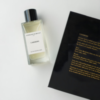 Fabrication De Luxe Personnalisée avec Boîte d'Emballage, Flacon Vaporisateur Carré Transparent Vide en Verre pour Parfum, Pompe à Sertir, Fine Brume, 30ml 50ml 100ml