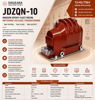 Transformateur de tension en résine époxy 10 kV pour intérieur JDZQN-10 JDZXN-10 pour la sélection de projets de mesure et de protection