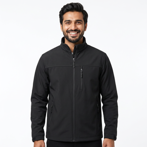 Men's Lightweight Softshell <b>Jacket</b> - <b>Fleece</b> <b>Lined</b>, Waterproof & Windproof for Outdoor Adventures - Product Image 1