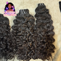 Meilleure Qualité Cheveux Indiens Bruts Bouclés Fournisseur Cheveux Cambodgiens Cheveux Humains Bruts Lisses Ondulés Naturels Bouclés Birmans Pixie Curly