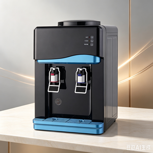 Dispenser Acqua Calda e Fredda da Tavolo SafeHome in Combinazione di Colori Nero e Blu - Product Image 1