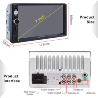 7010b Pemutar Mp5 7 Inci 2 Din Bt Panggilan Telepon Bebas Genggam Dukungan Audio Fm Radio Mobil Mp5 Universal 7 Inci Pantallas Para Automobile