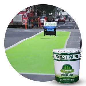 FOREST Water Based High Quality Cold Spray Road Marking Paint Latex White Color Traffic Highway Road Line Marking Paint