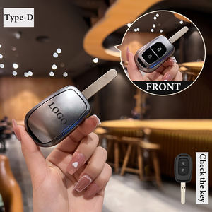 TPU voiture clé à distance clé de voiture ensemble <span class=keywords><strong>Renault</strong></span> Kwid <span class=keywords><strong>trafic</strong></span> symbole Dacia Sandro Logan duster 2016 <span class=keywords><strong>2017</strong></span> 2018 coque - Product Image 2