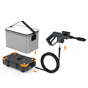 Nettoyeur haute pression portable détachable et rechargeable avec roue et réservoir d'eau - Product Image 2