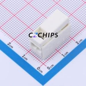 224-112 Spring Terminal Block Connector ( Construction: 1x2P )( Color: White )( Mounting Type: Free Hanging ) - Product Image 2