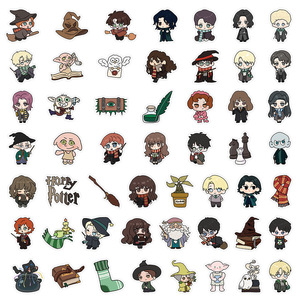 50 Pegatinas <span class=keywords><strong>de</strong></span> Películas Mágicas <span class=keywords><strong>de</strong></span> <span class=keywords><strong>Harry</strong></span> <span class=keywords><strong>Potter</strong></span> para Niñas, Decoración para Refrigerador, Equipaje, Laptop, Botella, Pegatinas <span class=keywords><strong>de</strong></span> Moda - Product Image 4