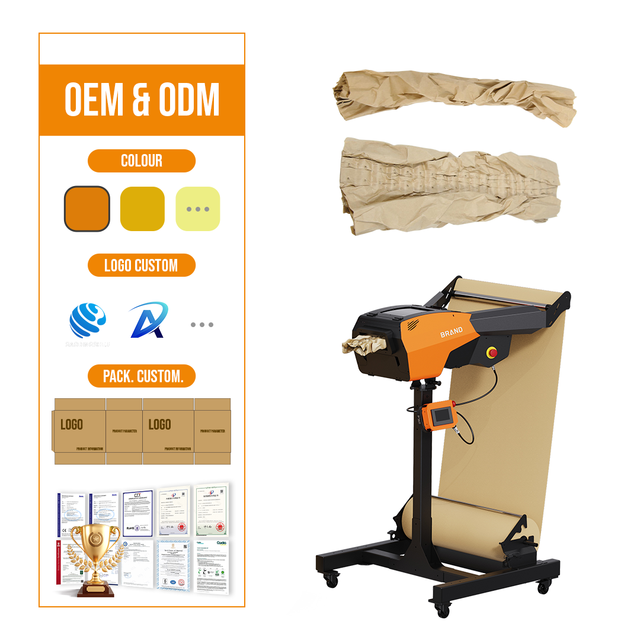 Oem Kraft Paper Cushion Void Filling Machine System With Pallet for Heavy Item Packaging