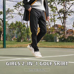 Men's Golf <b>Skirt</b>-Spandex/Nylon Four-Way Stretch Quick Dry Pleated Sports <b>Skirt</b> for Tennis/Pickleball/Padel Workout 2-in-1 Design - Product Image 2