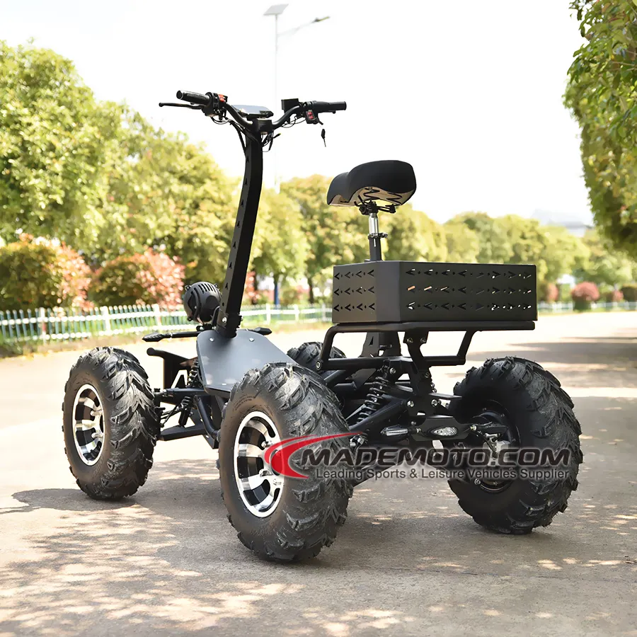 With Rear Tow Bar Quad Bike Kids 60v Motorcycle And Atv Electric Fuel 8000W 4 Wheeler