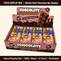 Southpeak Toy Barre de chocolat en mousse PU à remontée lente, jouet anti-stress à presser, Squishy Factory CE OEM Vente en gros