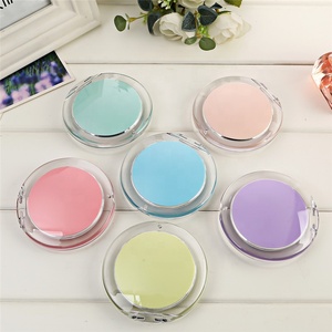 Gương trang điểm <span class=keywords><strong>mini</strong></span> cầm tay in logo tùy chỉnh, hai mặt, chất liệu ABS, nhỏ gọn, tiện dụng cho du lịch - Product Image 2