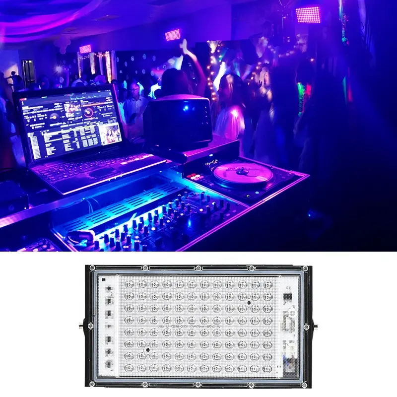 IP65 UV LED Black Lights UV LED Blacklight Flood UV LED Background Par Light for Party