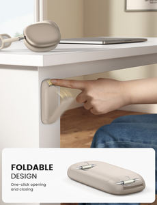 Soporte para Auriculares Lamicall STDH01 de Fácil Instalación, Plegable, para Debajo <span class=keywords><strong>del</strong></span> Escritorio, con Gancho Adhesivo, Ahorra Espacio - Product Image 2