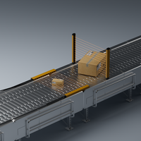 Barrières de sécurité industrielles WTX-MTG avec capteur de proximité, type de mesure pour applications industrielles