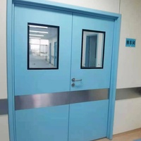 Puerta de Acero Moderna con Certificación CE ISO9001, de Alta Hermeticidad, Impermeable, Resistente al Fuego y al Polvo, para Hospitales, Apartamentos y Almacenes