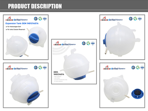 Tanque de expansión de refrigerante para VW SEAT <span class=keywords><strong>Caddy</strong></span> Citi Golf 1H0121407A - Product Image 2