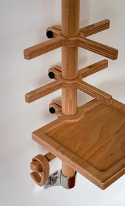 Support mural multifonctionnel réglable en bois moderne, idéal comme cadeau pour les <span class=keywords><strong>cyclistes</strong></span> et pour les salons/garages - Product Image 3