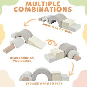 Bloques de Escalada Interiores Divertidos y Versátiles de 5 Piezas, Bloques de Espuma Suave para Bebés para Escalar y Gatear - Product Image 4