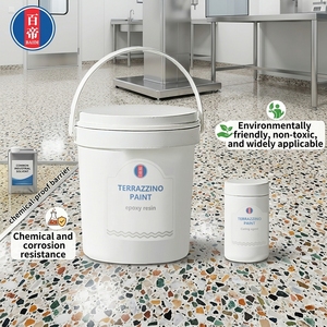 Peinture époxy auto-nivelante imperméable à base de résine époxy colorée pour sols en béton - Product Image 5