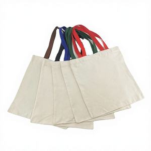 Custom Printed Cotton Canvas Tote <b>Bag</b> with Handle and Zipper Closure, <b>Large</b> Reusable Eco Friendly Shopping <b>Bag</b> - Product Image 2