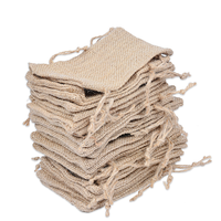 Eco Grains de Café Petit Hessian Jute Cordon Sac Toile De Jute Sac De Cadeau De Noël Pour thé au riz peigne Bijoux logo personnalisé