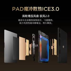 Tablette RedMagic 3 Pro GOLDEN <span class=keywords><strong>SAGA</strong></span> 9.06'' Écran OLED 165Hz Batterie 8200mAh Snap Dragon 8 Elite Octa Core WIFI Tablette de jeu - Product Image 5