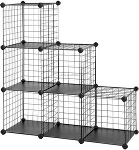Metal Wire Modular DIY Storage Shelf <strong>Wardrobe</strong> <strong>Unit</strong> - Product Image 4