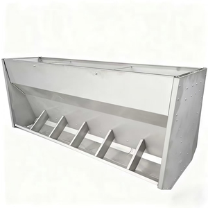 पशुधन के लिए कुशल स्टेनलेस स्टील स्वचालित डबल-पक्षीय सुअर फीडर - Product Image 6