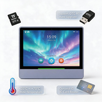 Tablette Intérieure H816 Android 8.1 avec Interphone, Écran IPS 10,1 Pouces, Vidéo-Parlophone POE pour Appartement, Maison Intelligente et Conférence