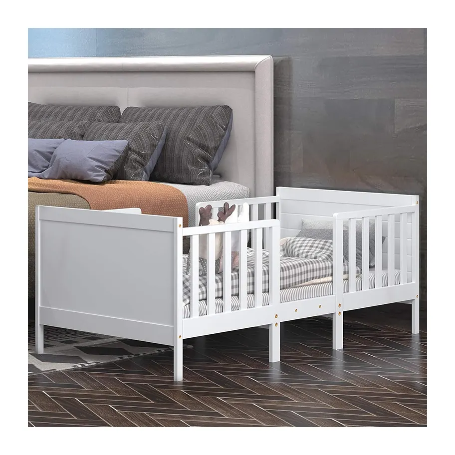 Ensembles de meubles de haute qualité, moderne à côté du lit pour enfants, petits lits convertibles en bois pour enfants