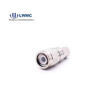 Conector de cable coaxial de latón Conectores de cable RF LMR 400 Crimpado macho TNC para cable LMR 400