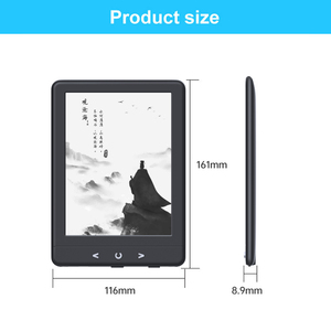 Tablette électronique E-Ink 6 pouces avec lecteur de livres électroniques Android, prise en charge des formats PDF et TXT, lecteur de livres électroniques E-Ink en anglais - Product Image 6
