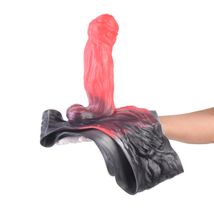 SHAZ-3206 assetato di sangue <span class=keywords><strong>Gargantua</strong></span> fantasia in Silicone per l'estensione del pene maschile prodotto indossabile per pene pantaloni per la pelle del pene - Product Image 5