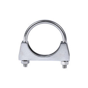 Collier de serrage en U en acier inoxydable pour tuyau d'échappement marin, pour machines et équipements industriels - Product Image 1