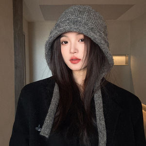 <span class=keywords><strong>Cagoule</strong></span> en gros pour <span class=keywords><strong>femme</strong></span>, tricotée en peluche, chaude, automne-hiver, grande taille, effet amincissant, anti-froid, pour le voyage - Product Image 3
