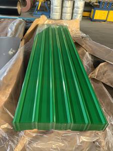 Toit en <span class=keywords><strong>acier</strong></span> de couleur de profil de boîte d'<span class=keywords><strong>anti</strong></span>-<span class=keywords><strong>condensation</strong></span> 1050mm feuille de toiture trapézoïdale prépeinte - Product Image 5