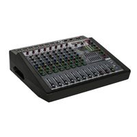 Console de mixage audio amplifiée professionnelle avec effets DSP, Bluetooth, USB, MP3 pour scène, mariage, DJ, système sonore