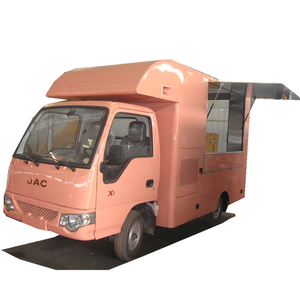 高品质最便宜的魔芋柴油4轮热狗出售面包车迷你食品车