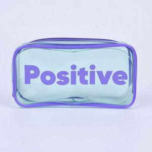 Bolsa de Maquillaje de PVC Impermeable Personalizada, Estuche Transparente para Lápices de PVC, Bolsa con Cierre para Artículos de Papelería - Product Image 6