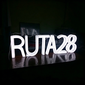 Custom Front Lit <b>LED</b> Acrylic Stainless Steel 3D Logo Letter <b>Sign</b> for Indoor/Office Outdoor Business Retail Signboard Easy - Product Image 1