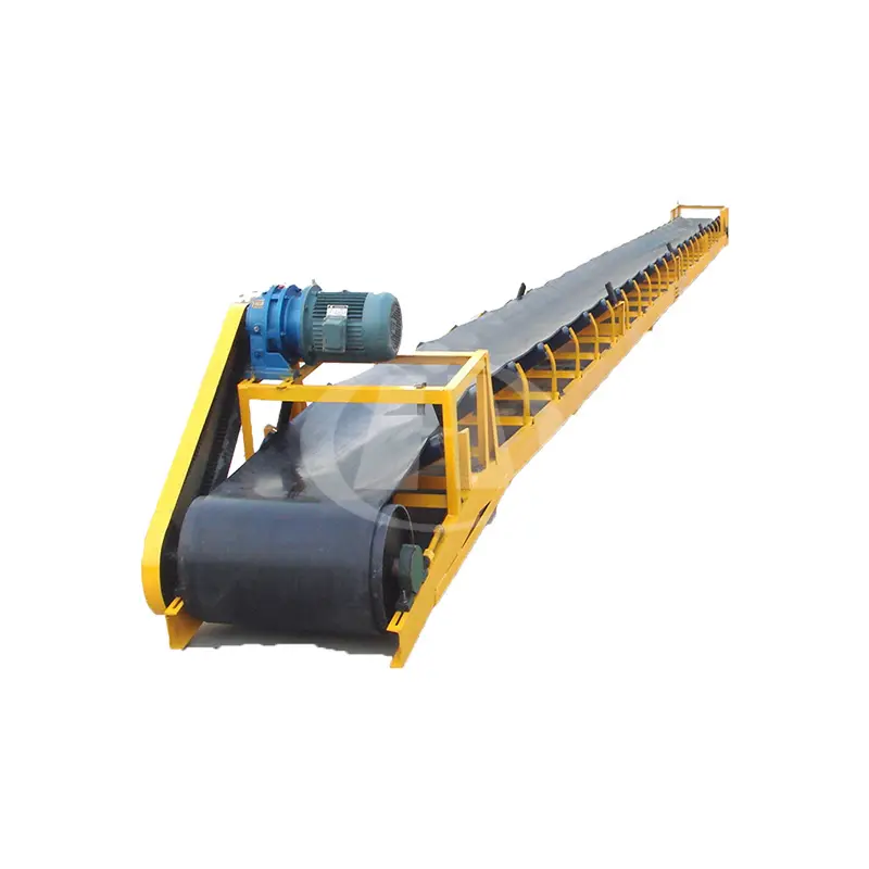 Large Capacity Vibrating Screen Plant PVC and Rubber Conveyor Belt for Sand