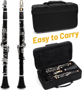 Vente directe d'usine, clarinet en résine ABS <span class=keywords><strong>de</strong></span> haute qualité, <span class=keywords><strong>instruments</strong></span> <span class=keywords><strong>de</strong></span> musique en Si bémol - Product Image 6