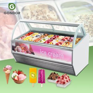 Vitrina Exhibidora de Helados y Paletas, Congelador Pequeño para Gelato en Venta - Product Image 1