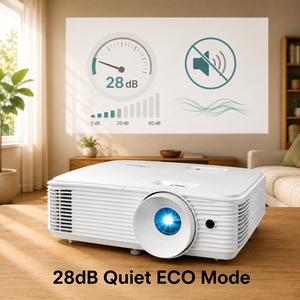 Proyector 4K, Proyector para Exteriores, Proyector de Video, Proyector de Películas, Proyector Full HD, Cine en Casa, Proyector 720P Inalámbrico - Product Image 5