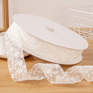 Ruban en dentelle florale ajourée romantique de 5 cm x 10 yards pour bouquets de mariage, emballage cadeau et décoration de gâteaux - Vente en gros - Product Image 5