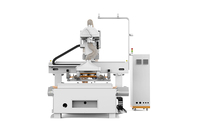 Máquina CNC para Muebles 1328, Router CNC con Sistema ATC, Máquina de Perforación y Ranurado de Puertas de Madera con Husillo de Sierra