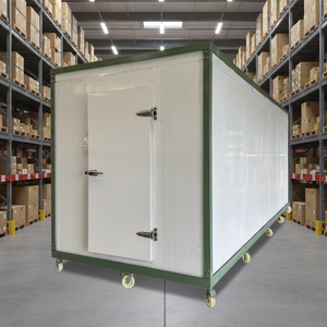<span class=keywords><strong>Chambre</strong></span> <span class=keywords><strong>froide</strong></span> industrielle modulaire pour le stockage d'aliments, de viande, de fruits et de légumes, avec panneaux PU à économie d'énergie et système de réfrigération. - Product Image 1